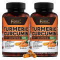 Curcumina di curcuma con bioperina Capsule di curcuminoidi al 95%